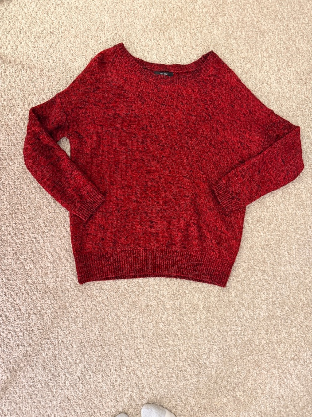💕2 for $15💕 Forever 21 Red and Black Marled Sweater